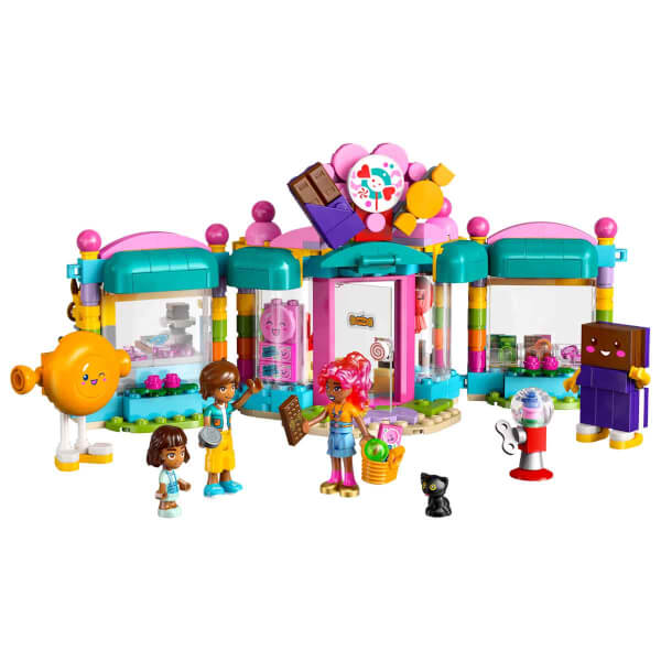 LEGO Friends Heartlake City Şekerci Dükkanı 42649 - 6 Yaş ve Üzeri Çocuklar için Mini Bebek İçeren Yaratıcı Oyuncak Yapım Seti (376 Parça)