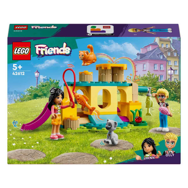 LEGO® Friends Kedi Oyun Parkı Macerası 42612 - 5 Yaş ve Üzeri Çocuklar için Hayvan Figürleri İçeren Yaratıcı Oyuncak Yapım Seti (87 Parça)