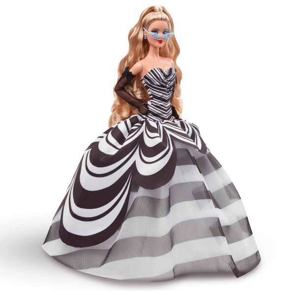 Barbie Mavi Safir 65. Yıl Dönümü Bebeği HRM58