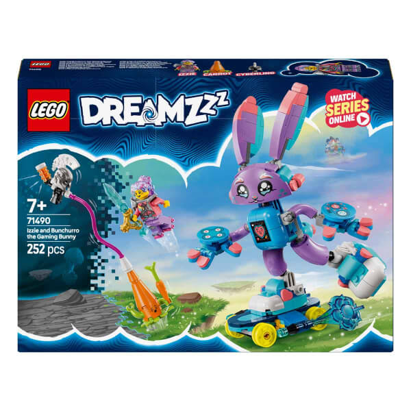 LEGO DREAMZzz Izzie ve Oyun Tavşanı Bunchurro 71490 - 7 Yaş ve Üzeri Çocuklar için Yaratıcı Oyuncak Yapım Seti (252 Parça)