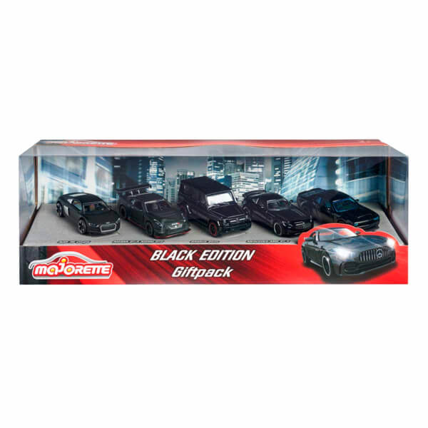 Majorette 1:64 Black Edition 5li Paket