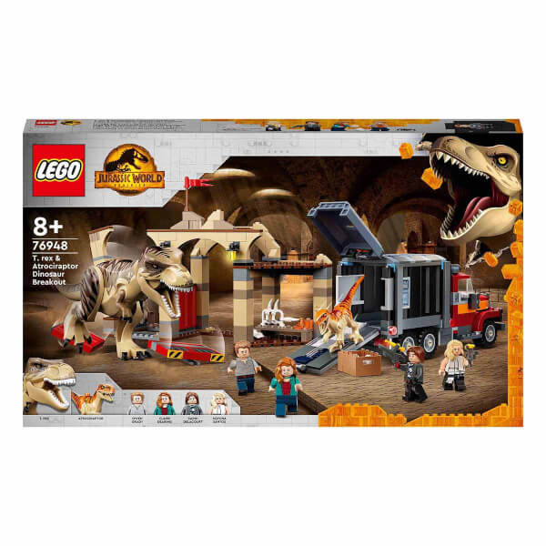 LEGO Jurassic World T. Rex ve Atrociraptor Dinozor Kac 76948 Toyzz Shop