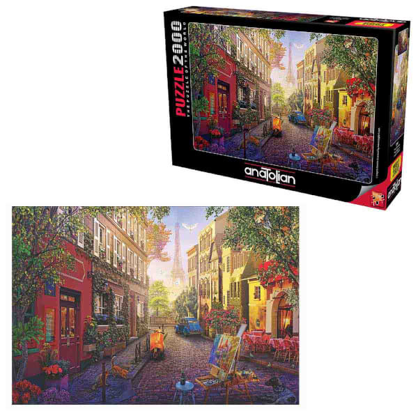 2000 Parça Puzzle: Paris Sokakları