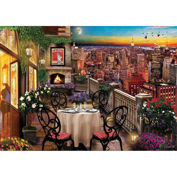 1000 Parça Puzzle : New York'ta Akşam Yemeği