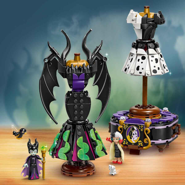 LEGO Disney Kötüleri Malefiz'in ve Cruella De Vil'in Elbiseleri 43262 - 9 Yaş ve Üzeri Çocuklar için Yaratıcı Oyuncak Yapım Seti (524 Parça)