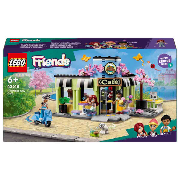 LEGO Friends Heartlake City Kafe’si 42618 - 6 Yaş ve Üzeri Çocuklar Pastane Oyuncağı İçeren Yaratıcı Oyuncak Yapım Seti (426 Parça)