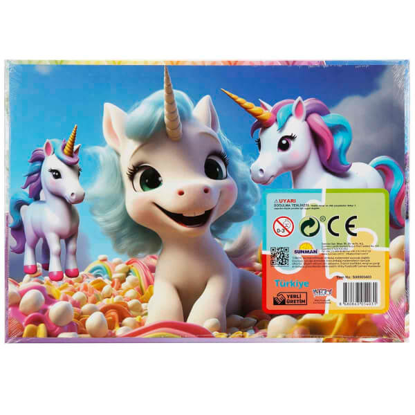 35 Parça Puzzle: Unicorn Ailesi