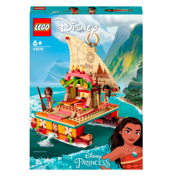 LEGO® | Disney Moana’nın Yol Bulma Teknesi 43210 - 6 Yaş ve Üzeri Çocuklar için Hayal Gücünü Geliştiren Yaratıcı Oyuncak Yapım Seti (321 Parça)