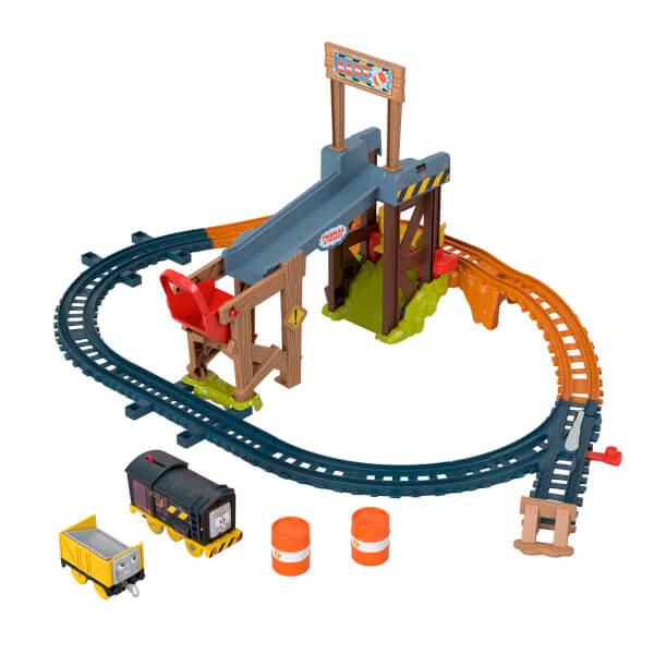 Fisher Price Thomas ve Arkadaşları Diesel Yükleme ve Kaldırma İnşaat Seti JBW20