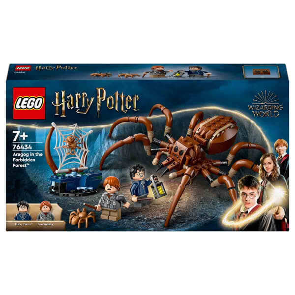 LEGO Harry Potter Aragog Yasak Ormanda 76434 – 7 Yaş ve Üzeri İçin Harry Potter ve Ron Weasley Minifigürleri ve Örümcek İçeren Yaratıcı Oyuncak Yapım Seti (195 Parça)