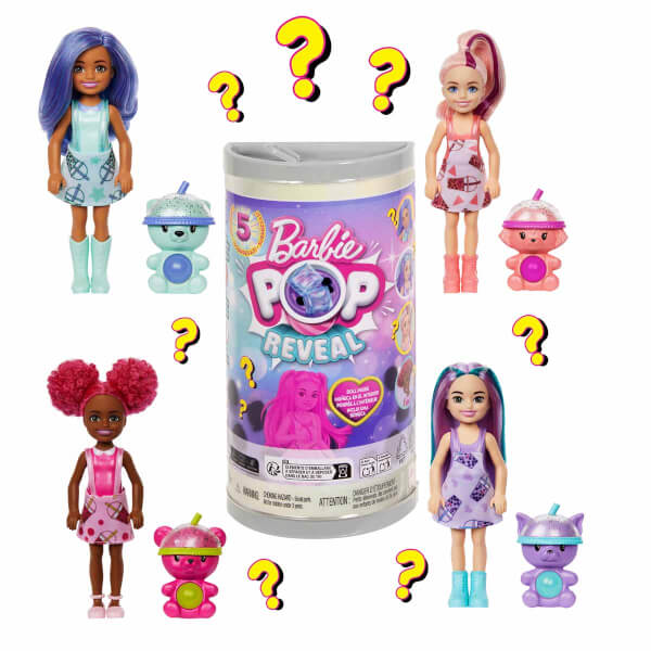 Barbie Pop Reveal Bubble Tea Serisi Chelsea Bebekleri Sürpriz Paket HRK63