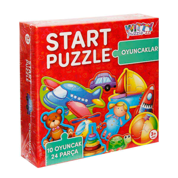 24 Parça Puzzle: Oyuncaklar