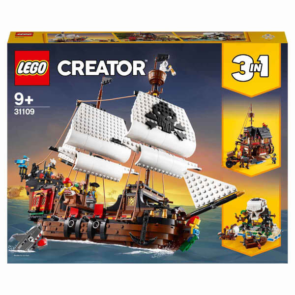 LEGO Creator 3’ü 1 Arada Korsan Gemisi 31109 Oyuncak Model Yapım Seti (1260 Parça)Creator Korsan Gemisi 31109