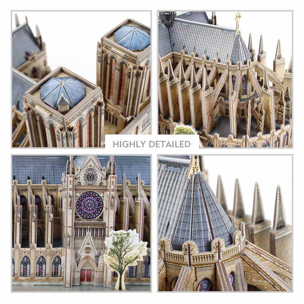 128 Parça 3D Puzzle: National Geographic Notre Dame De Paris