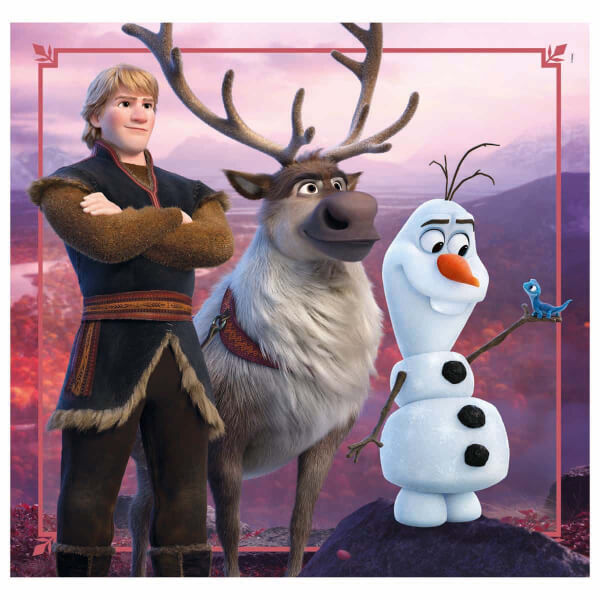 3 x 48 Parça Puzzle: Disney Frozen 