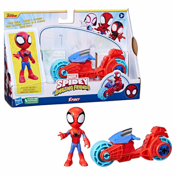 Spidey And His Amazing Friends Motorsiklet Ve Figür F6777