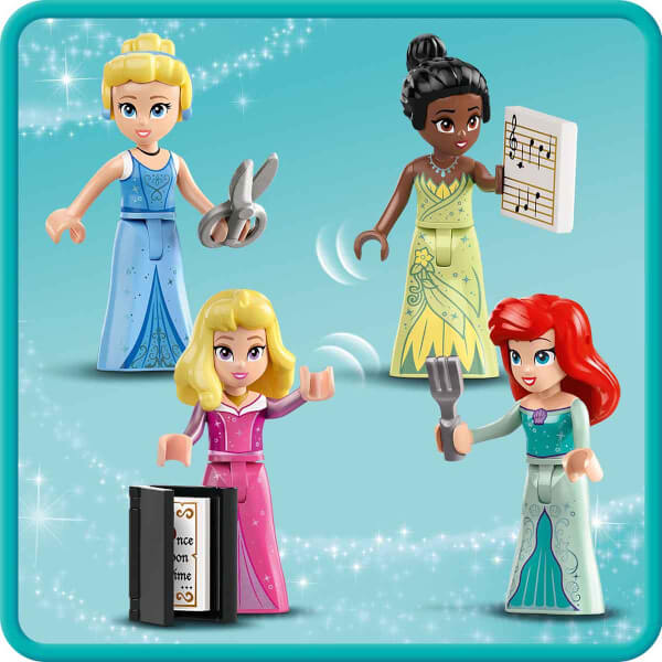 LEGO® ǀ Disney Princess: Disney Prensesi Pazar Macerası 43246 - 6 Yaş ve Üzeri Çocuklar için Tiana, Aurora, Sindirella ve Ariel Minifigürü İçeren Yaratıcı Oyuncak Yapım Seti (817 Parça)