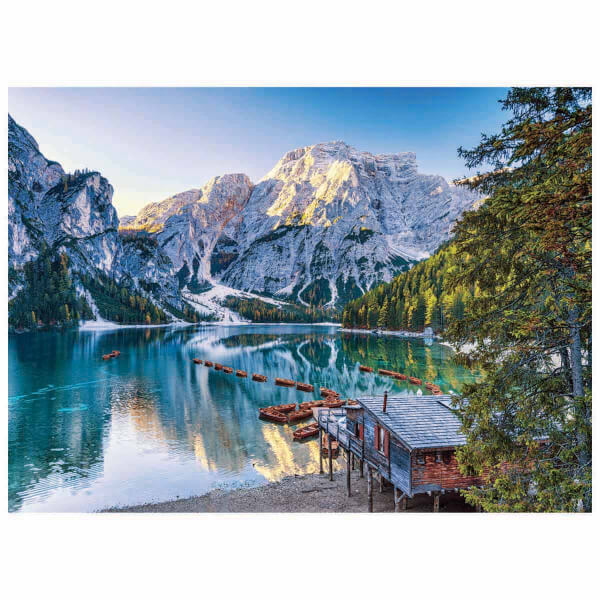 4000 Parça Puzzle: Braies Gölü