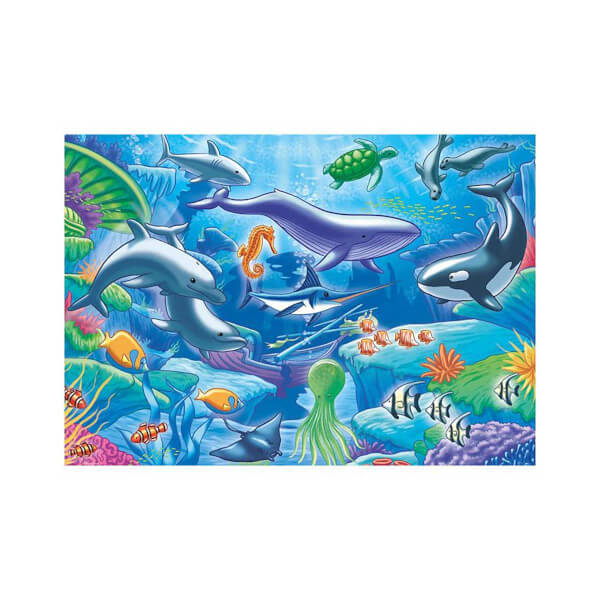 50 Parça Jumbo Puzzle: Life In The Ocean