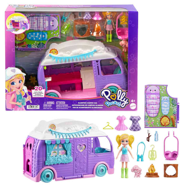 Polly Pocket Eğlenceli Karavan Oyun Seti JCC32