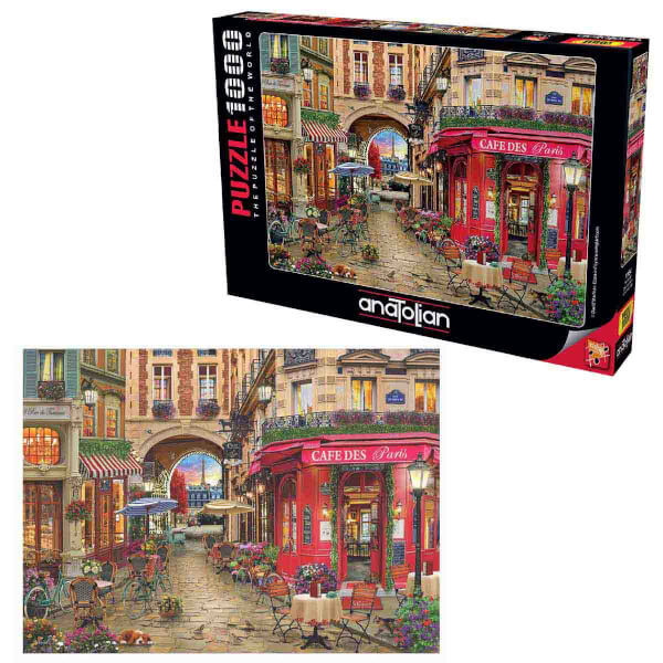 1000 Parça Puzzle: Paris Cafe