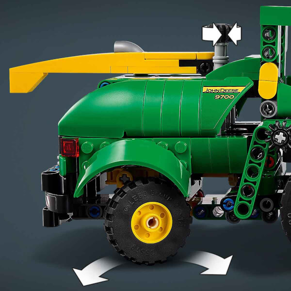 LEGO® Technic John Deere 9700 Silaj Makinesi 42168 - 9 Yaş ve Üzeri Çocuklar için Tarım Aracı İçeren Koleksiyonluk Yaratıcı Oyuncak Model Yapım Seti (559 Parça)