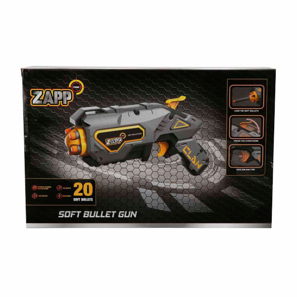 Zapp Toys 20 Mermili Sünger Dart Atan Silah 28 cm