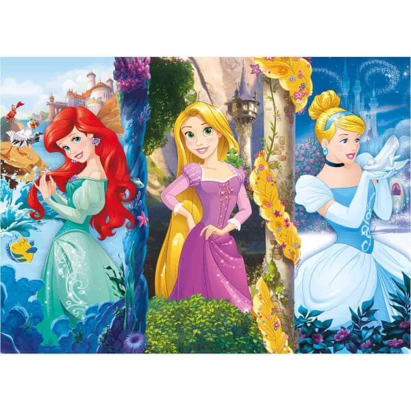 4 in 1 Puzzle : Disney Princess
