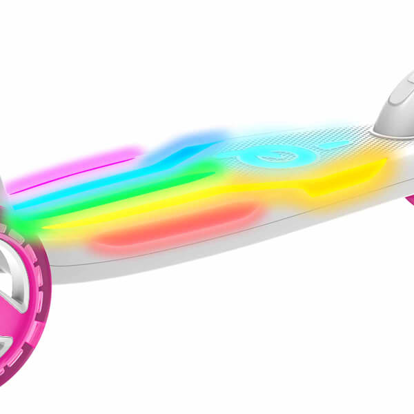 Evo 3 Tekerlekli Katlanabilir Colour Burst Işıklı Scooter