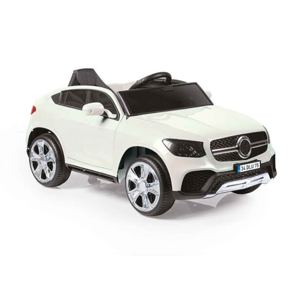 Grand SUV Uzaktan Kumandalı Beyaz Akülü Araba 12V