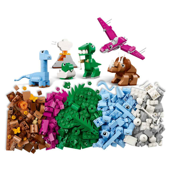 LEGO Classic Yaratıcı Dinozorlar 11041 - 5 Yaş ve Üzeri Çocuklar için Hayal Gücünü Geliştiren Yaratıcı Oyuncak Yapım Seti (450 Parça)