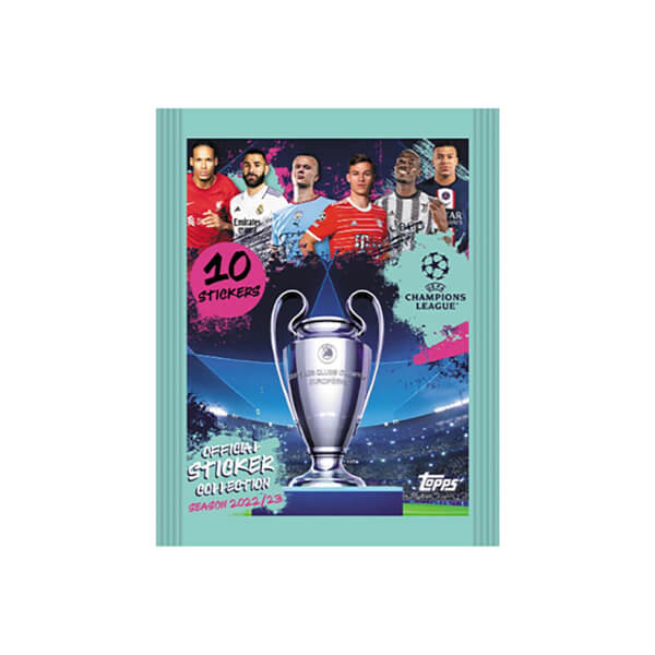 2022-23 UEFA Şampiyonlar Ligi Resmi Sticker Koleksiyonu-Mega Multipaket