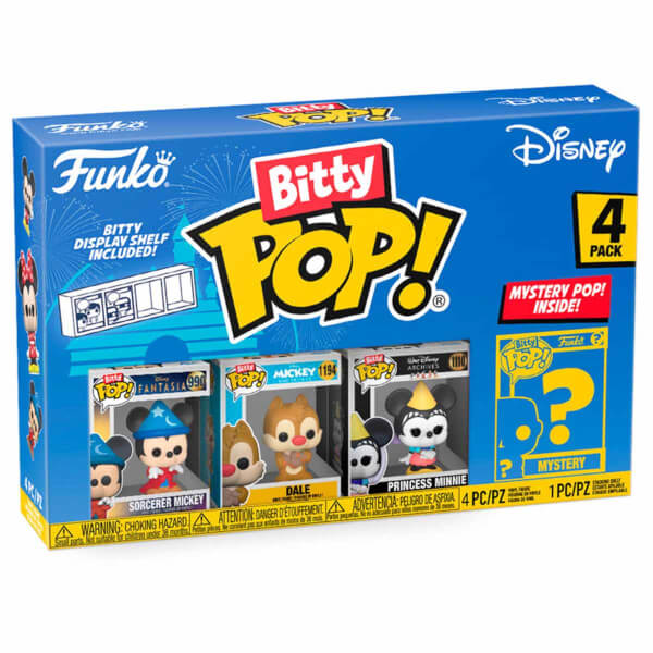 Funko Bitty Pop: Disney 4'lü Sürpriz Figür Seti 