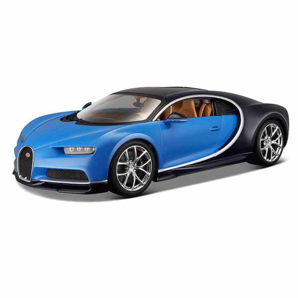 1:18 Bugatti Chiron Model Mavi Araba