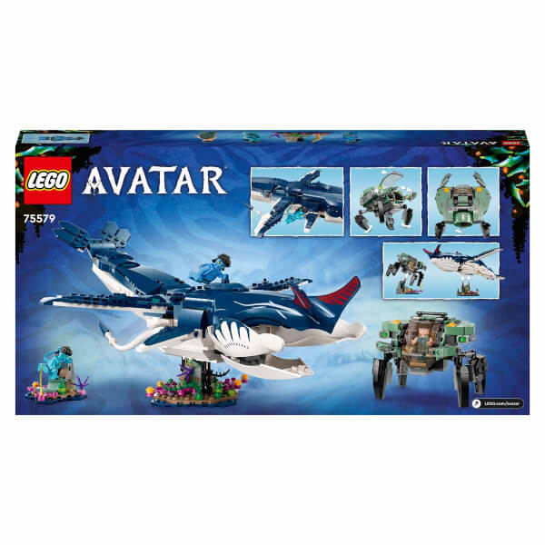  LEGO Avatar Payakan Tulkun ve Yengeç Zırhı 75579 - 10 Yaş ve Üzeri için 3 Minifigürlü Eğlenceli Koleksiyonluk Oyuncak Yapım Seti (761 Parça)