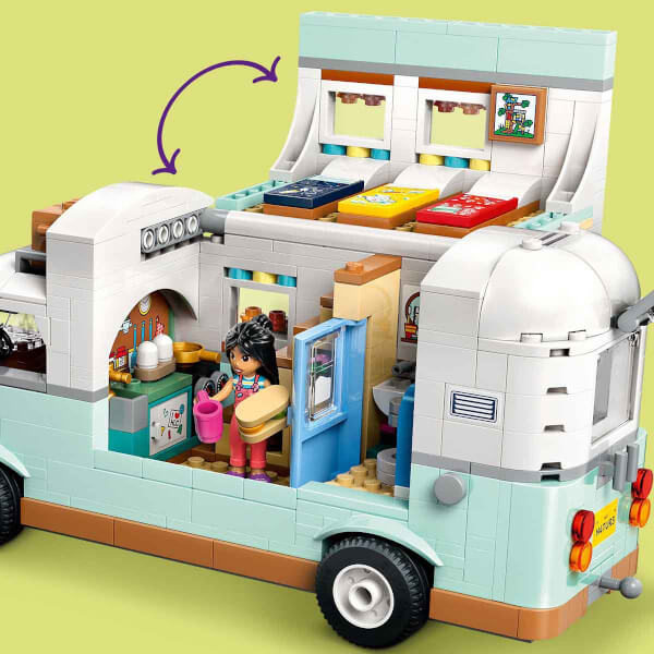 LEGO Friends Arkadaşlık Karavan Macerası 42663 - 7 Yaş ve Üzeri Çocuklar için Mini Bebek İçeren Yaratıcı Oyuncak Yapım Seti (778 Parça)