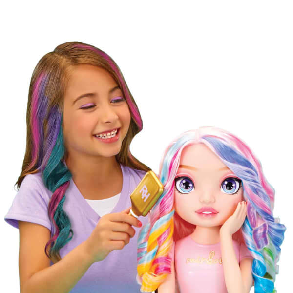 4in1 Rainbow High Bella Parker Saç Tasarım Büstü Oyun Seti 33 cm
