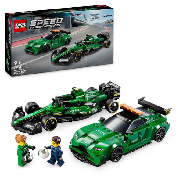 LEGO Speed Champions Aston Martin Güvenlik Aracı ve AMR23 76925 - 9 Yaş ve Üzeri Çocuklar için 2 Model Araç İçeren Yaratıcı Oyuncak Yapım Seti (564 Parça)