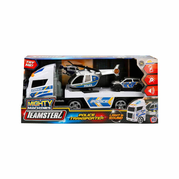Teamsterz Mighty Machines Police Transporter Sesli ve Işıklı