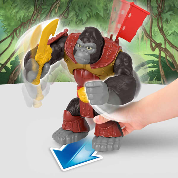 Imaginext Silverback Gorilla Smash Figür Seti GYX01