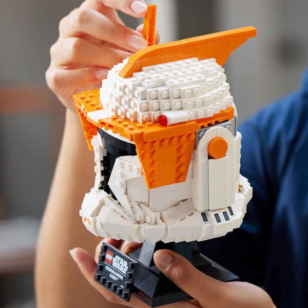  LEGO Star Wars Klon Komutanı Cody Kaskı 75350 - Yetişkinler için Koleksiyonluk Sergileme Modeli Yapım Seti (776 Parça)