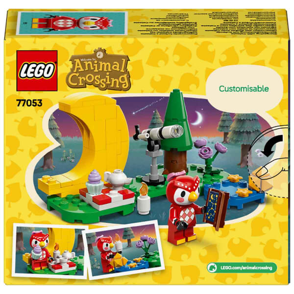 LEGO Animal Crossing Celeste ile Yıldız Gözlemleme 77053 - 6 Yaş ve Üzeri Astronomiye Meraklı Çocuklar için Yaratıcı Oyuncak Yapım Seti (78 Parça)