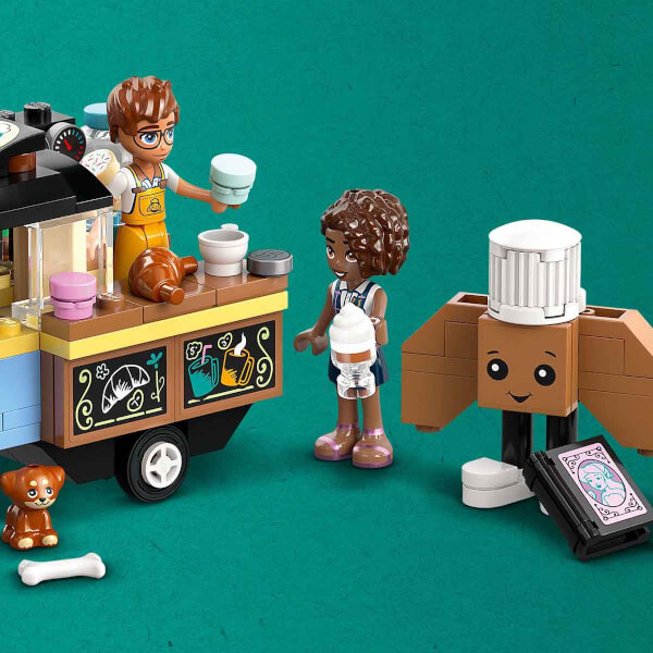 LEGO® Friends Mobil Pastane 42606 - 6 Yaş ve Üzeri Çocuklar için Aliya Minifigürü İçeren Yaratıcı Oyuncak Yapım Seti (125 Parça)