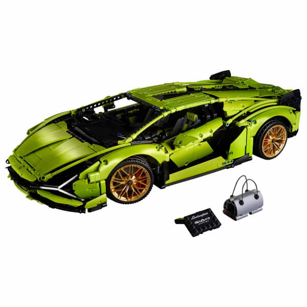 LEGO Technic Lamborghini Sian FKP 37 (42115) Model Araba Yapım Seti, Etkileyici Sian FKP 37’yi Yapın ve Sergileyin (3696 Parça)