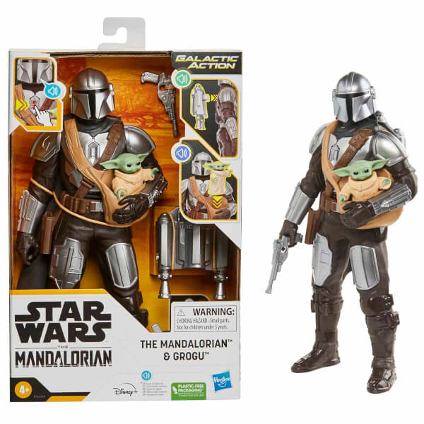 Star Wars Mandalorian Ve Grogu İnteraktif Elektronik İkili Figür F5194