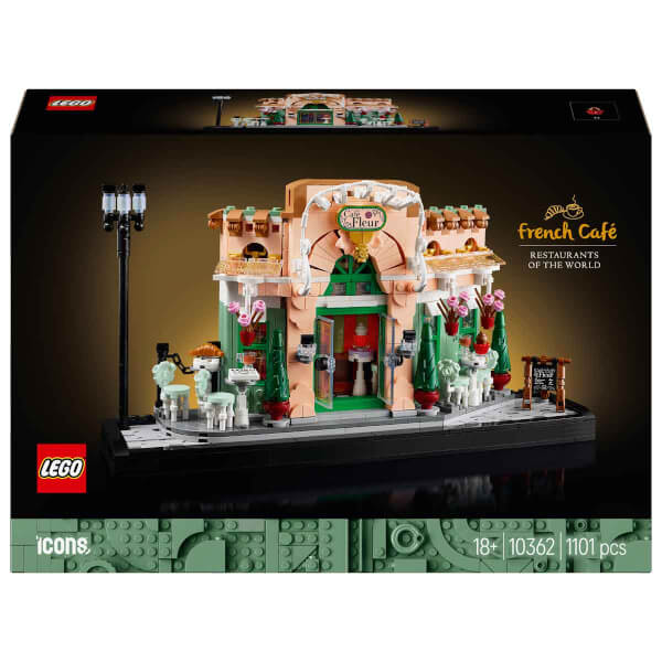LEGO Fransız Kafe 10362 - Yetişkinler için Koleksiyonluk Dekoratif Model Yapım Seti (1101 Parça)