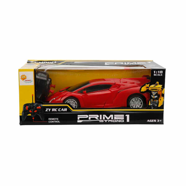 1:18 Prime Strong 1 Robota Dönüşebilen Uzaktan Kumandalı Araba