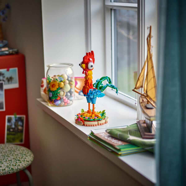 LEGO Disney Moana 2 Heihei 43272 - 9 Yaş ve Üzeri Çocuklar için İnşa Edilebilen Hayvan Modeli Yapım Seti (566 Parça)