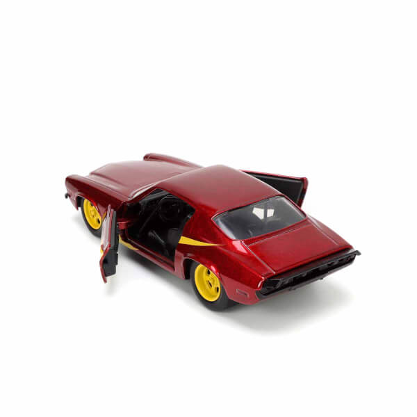 1:32 1973 Chevrolet Camaro Model Araba The Flash Figür