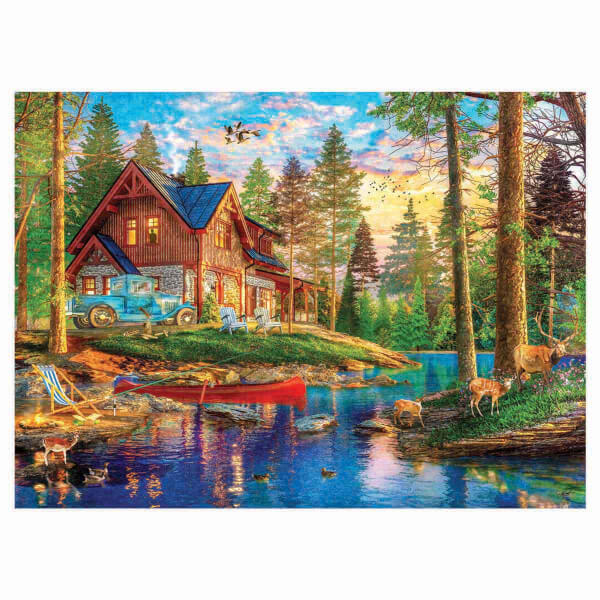 4000 Parça Puzzle: Taş Ev